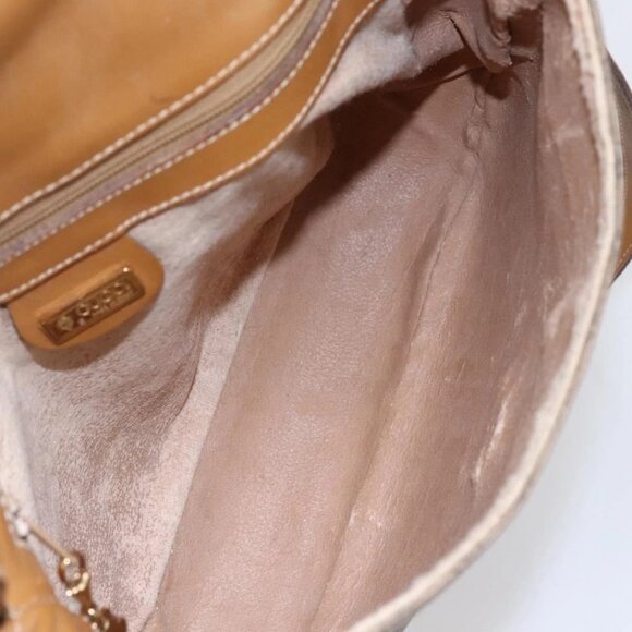 GUCCI Micro GG Supreme Web Sherry Line Bag PVC Beige 001 115 0914 Auth BA7111 - Picture 11 of 16